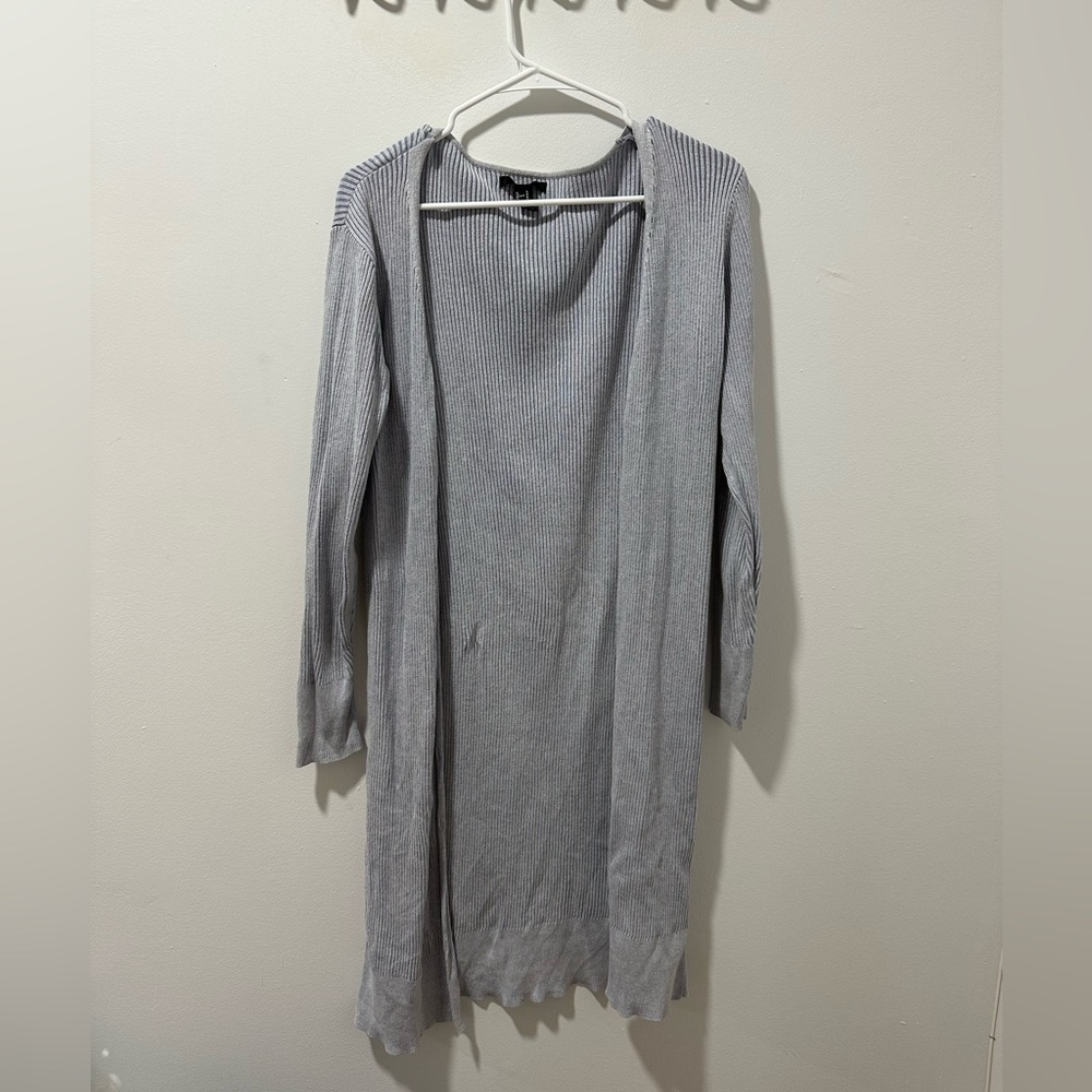 Forever 21, periwinkle blue cardigan.